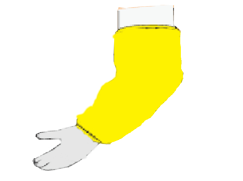 微護佳YE30-W-99-600-00 MC3000黃色防化套袖