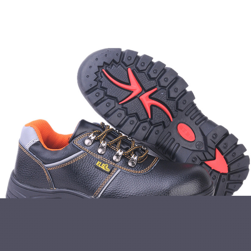 尊獅牛皮防砸防刺穿安全防護鞋