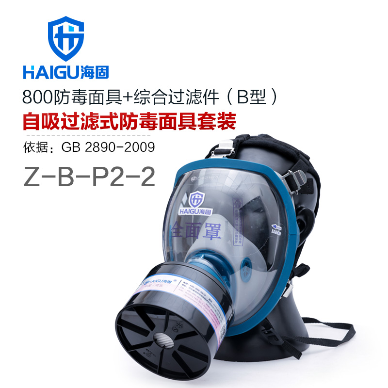 海固HG-800 Z-B-P2-2防毒面具套裝