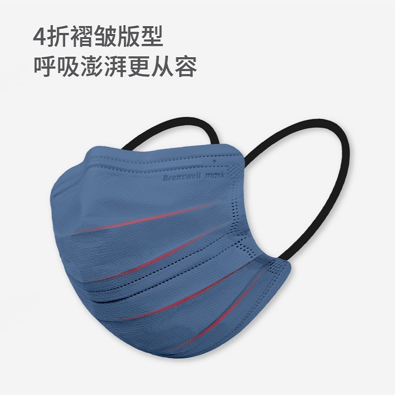 松研B29-3莫蘭迪彩色平面一次性口罩