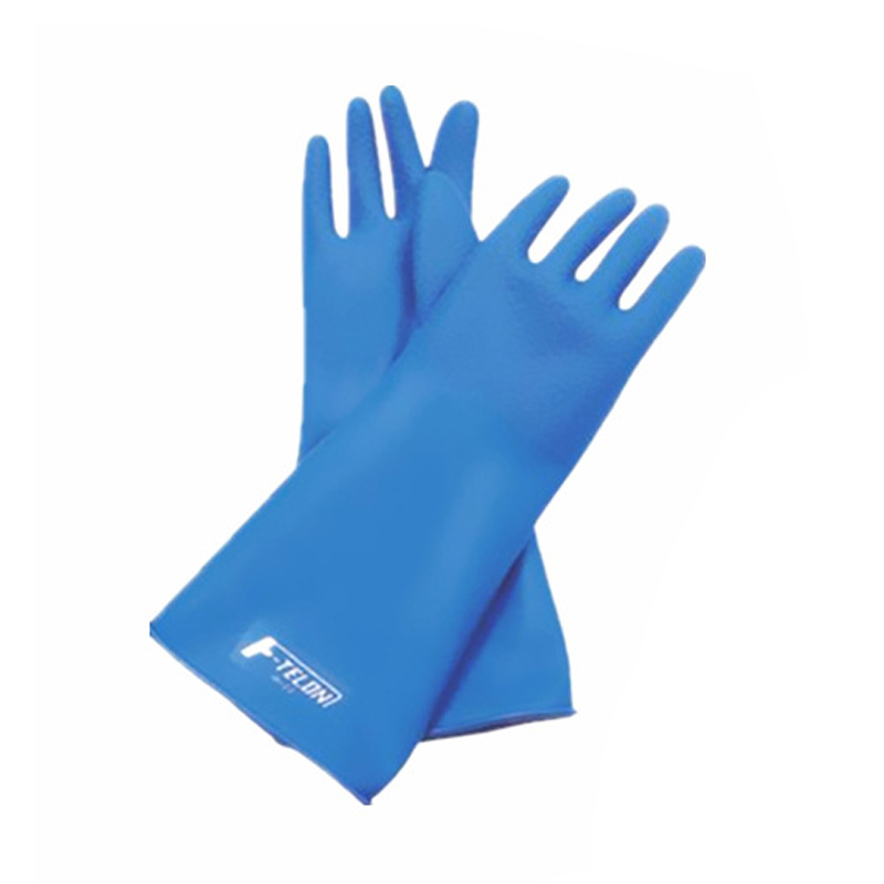 TOWA A-22氯丁橡膠防化手套Hanaki F-TELON強酸手套36cm