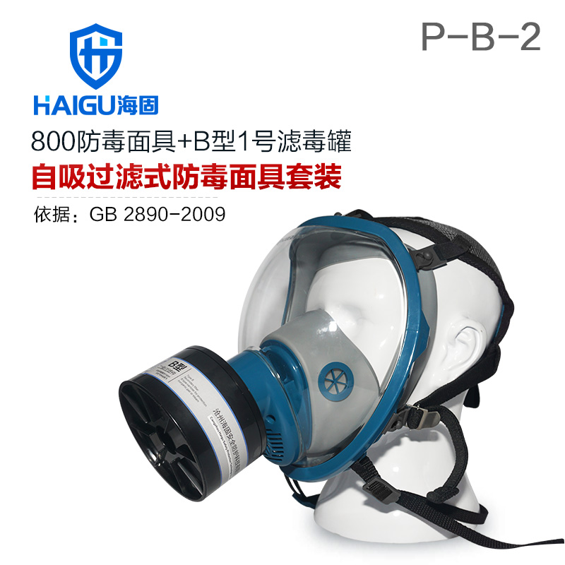 海固HG-800 P-B-2無(wú)機(jī)氣體綜合防護(hù)防毒面具