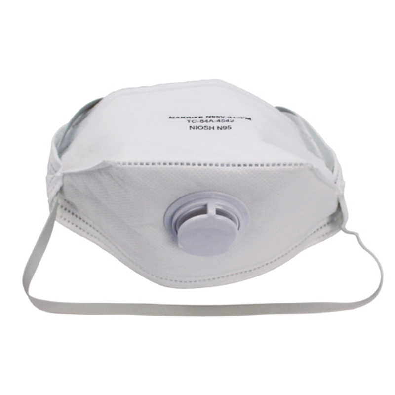 麥特瑞N95V-910FM折疊式帶閥防塵口罩