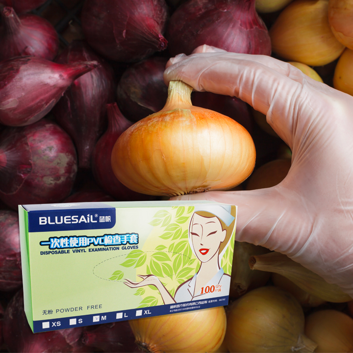 藍帆醫(yī)療C9101一次性PVC手套