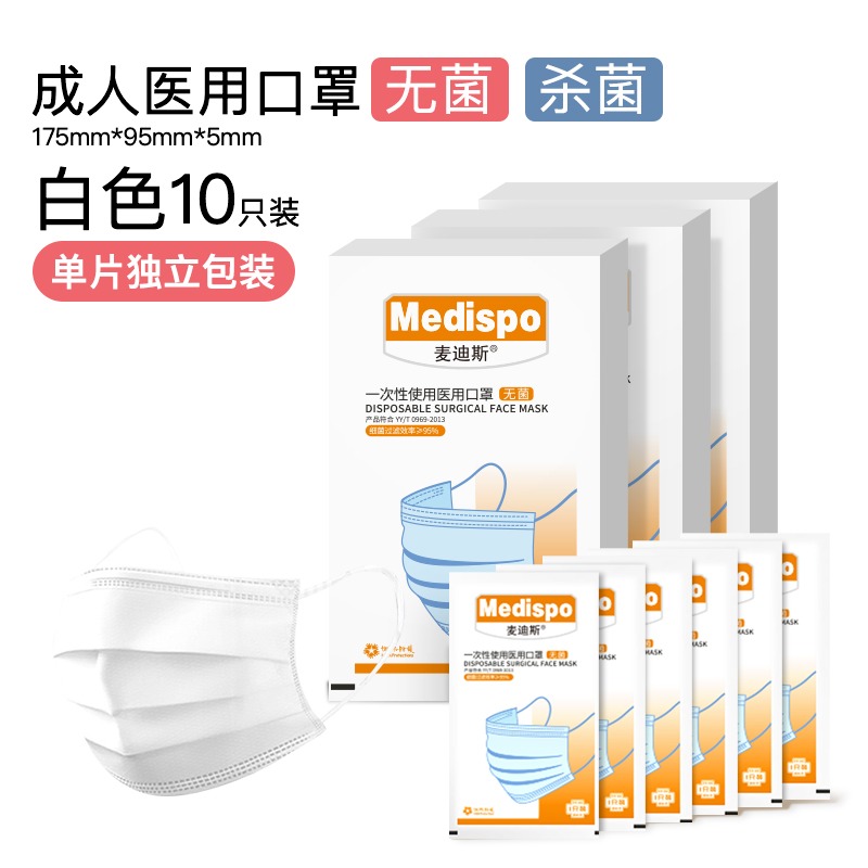 麥迪斯耳帶式一次性使用醫用兒童口罩