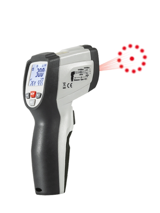 華盛昌DT-8871工業(yè)環(huán)形激光紅外線測溫儀