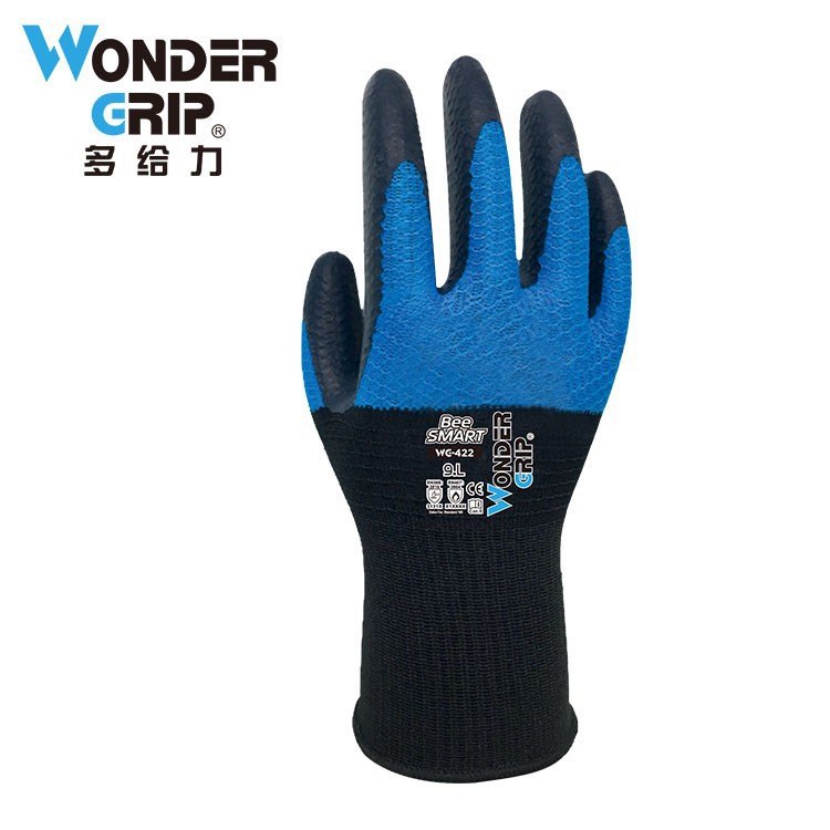 多給力WG-422新款雙拼蜂巢勞保手套