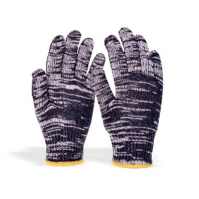 好員工H10-H600滌棉花色棉紗手套