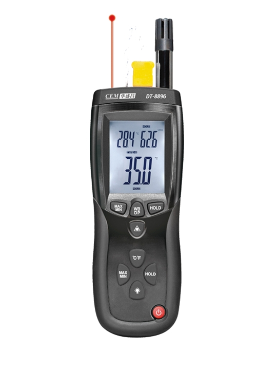 華盛昌DT-8896三合一專業溫濕度計