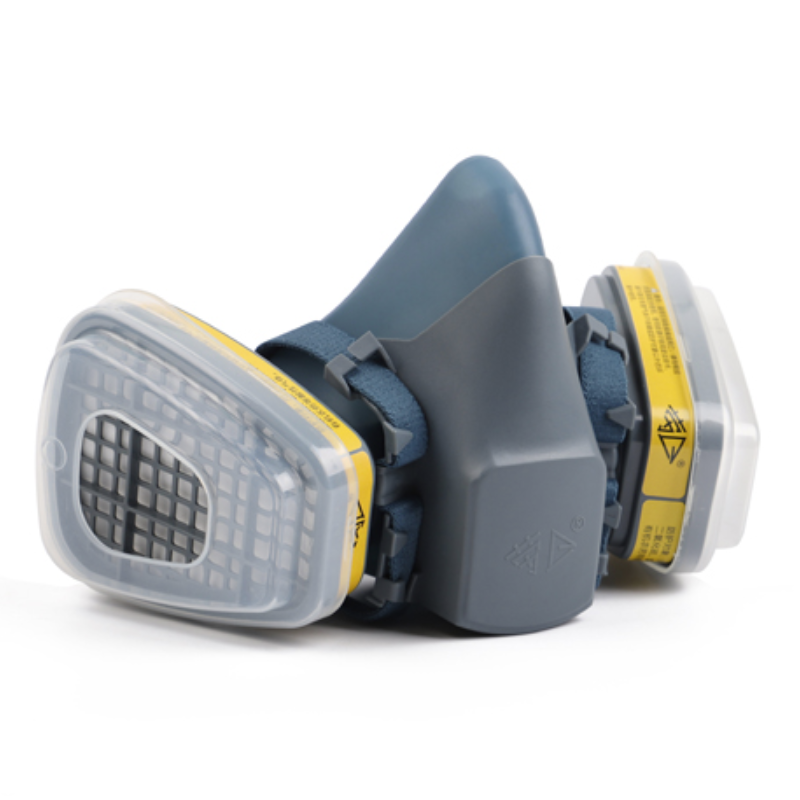 勞衛101F-7雙濾盒半面罩防毒面具
