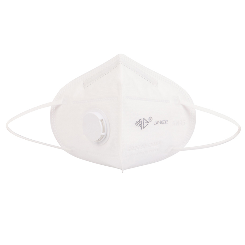 勞衛9532帶閥折疊式防塵口罩