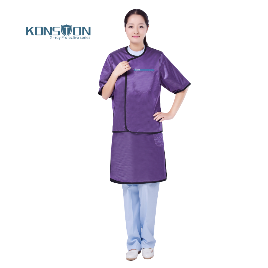 康仕盾LF005A分體雙面式短袖無鉛防護(hù)圍裙
