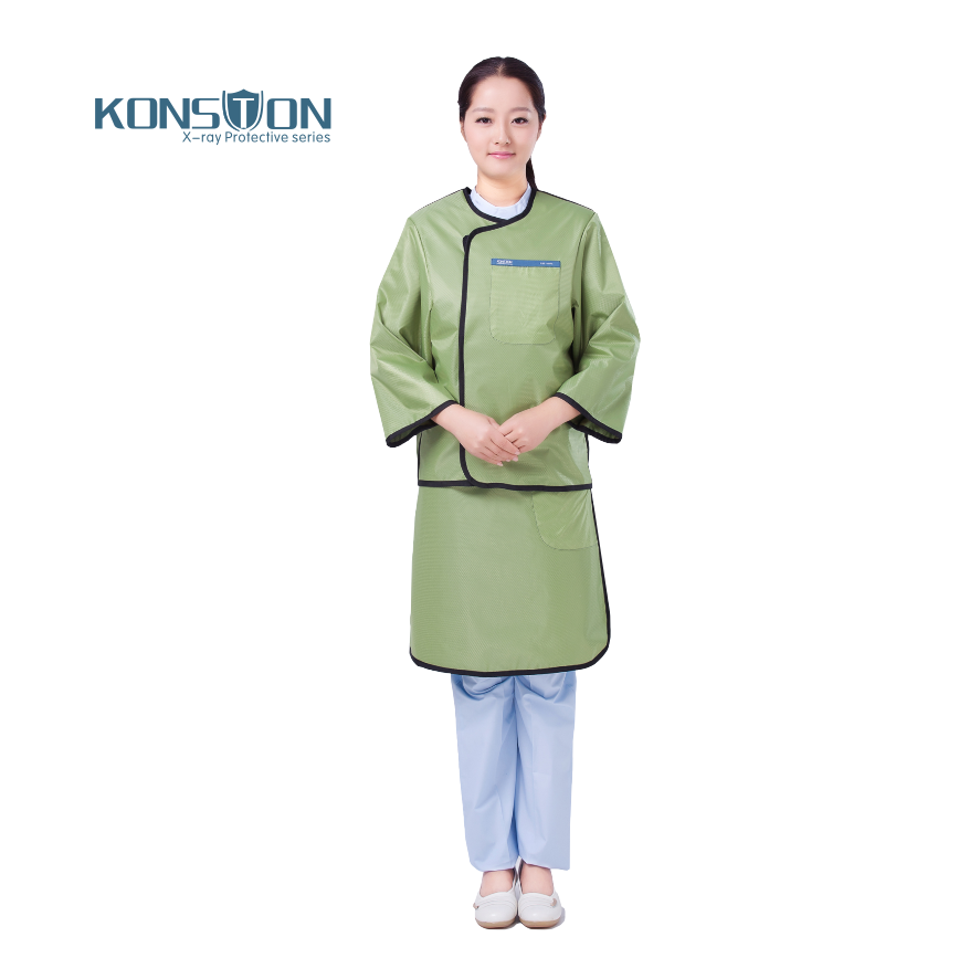 康仕盾LF006A分體雙面式長(zhǎng)袖無(wú)鉛防護(hù)圍裙