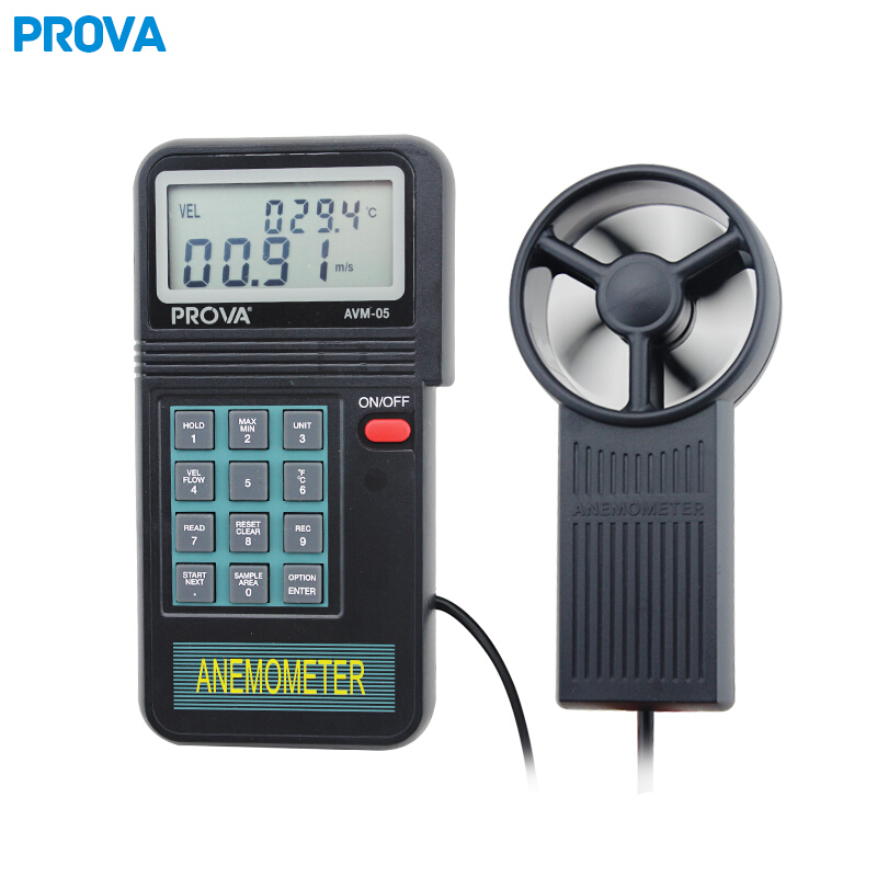 臺灣泰仕AVM-05記憶式風速計溫度計