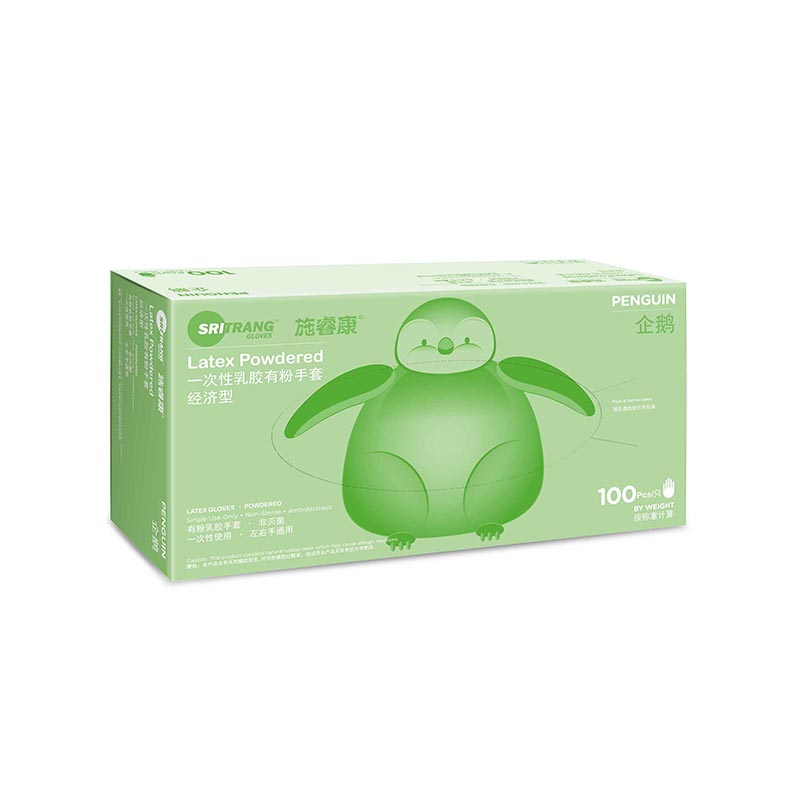 施睿康經(jīng)濟(jì)型一次性乳膠有粉手套