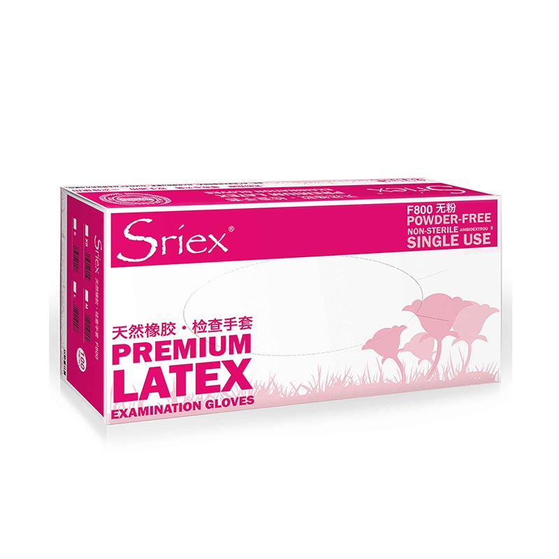 施睿康Sriex F800天然乳膠檢查手套