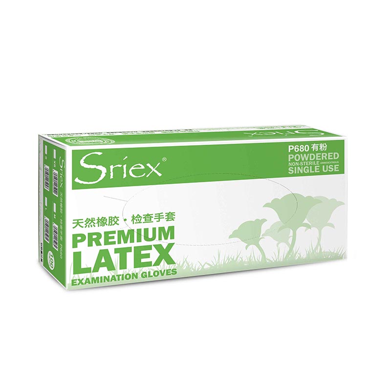 施?？礢riex P680天然乳膠檢查手套
