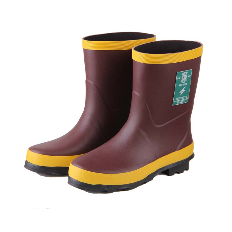 安全牌ZX020-1升級款中筒20kv安全絕緣靴