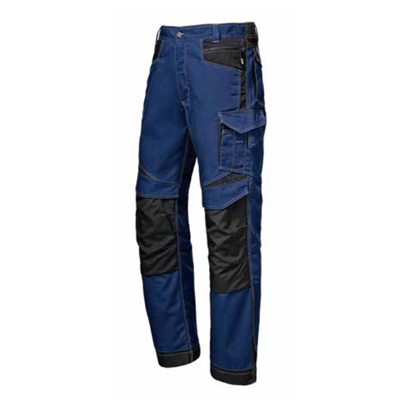 思而MC2541Q3藍黑色滌棉功能性多口袋長褲