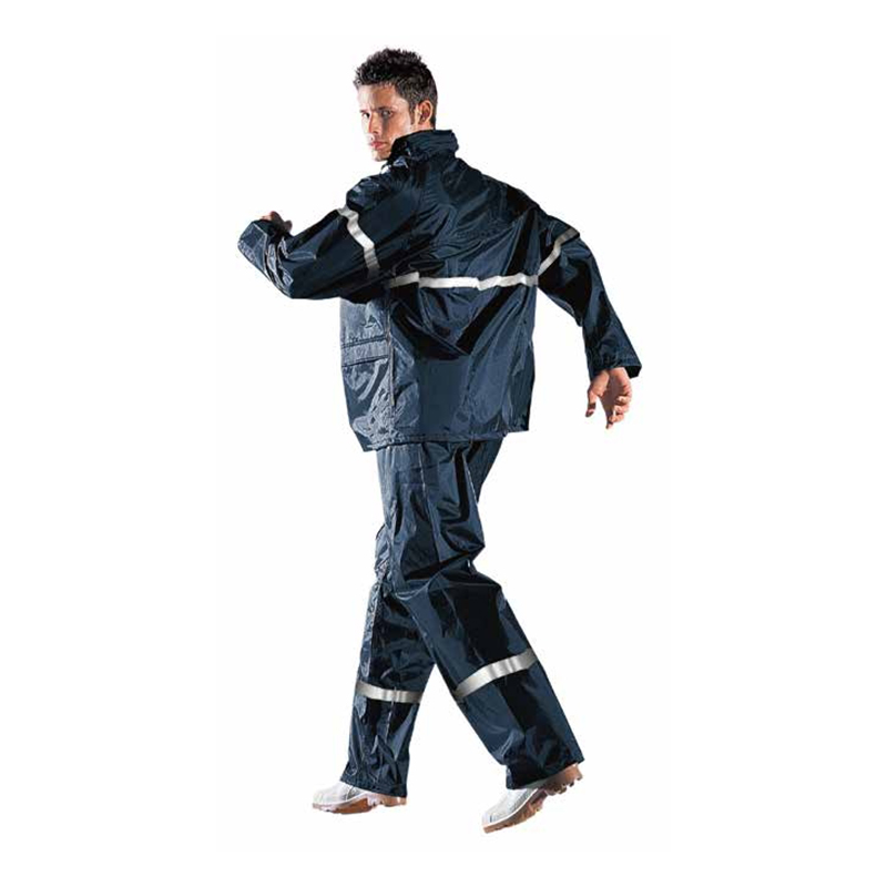 思而MC43C1Q0 Cayenne藍色尼龍/PVC雨衣套裝