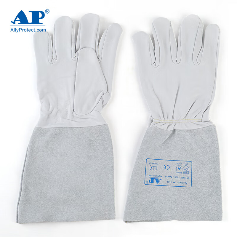 友盟AP-1111防火隔熱羊青皮電焊手套