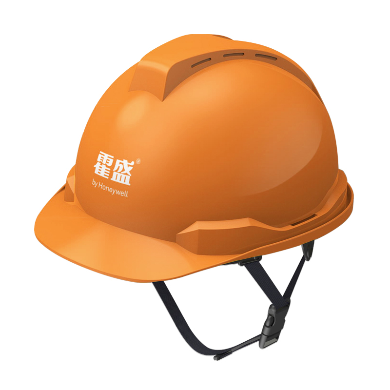 Honeywell霍尼韋爾Y99RAP103S Y99S系列ABS帶通風(fēng)孔四點快插下頦帶橙色安全帽