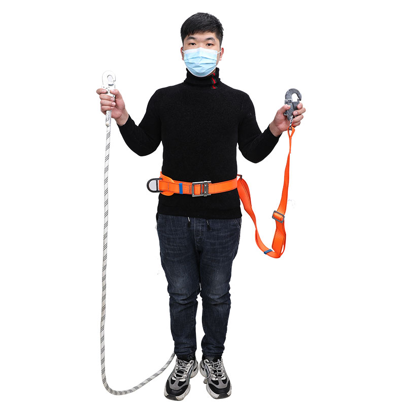 宏建單腰式雙鉤電工安全帶 宏建單腰式雙鉤電工安全帶