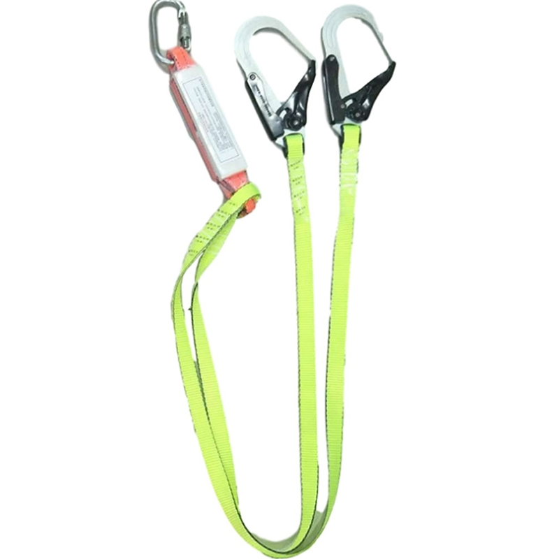 宏建帶緩沖包雙鉤安全繩