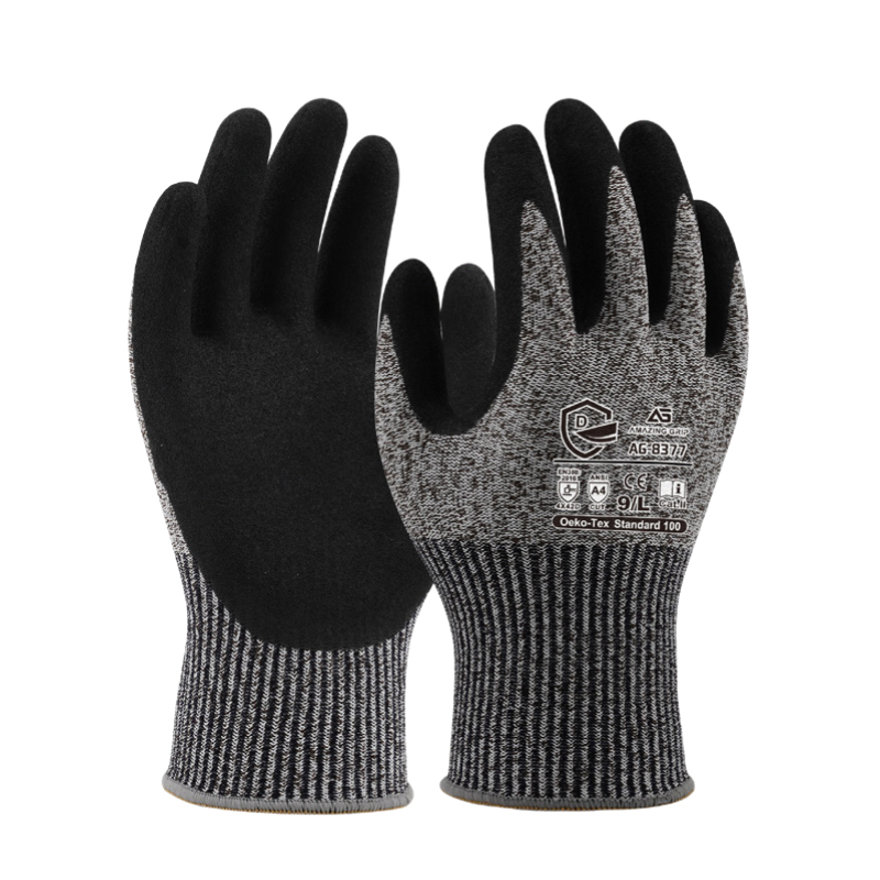 護享AG-8377丁腈磨砂涂層防割手套