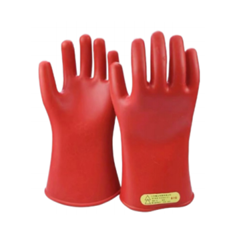 金步安紅色橡膠絕緣手套500V平板型