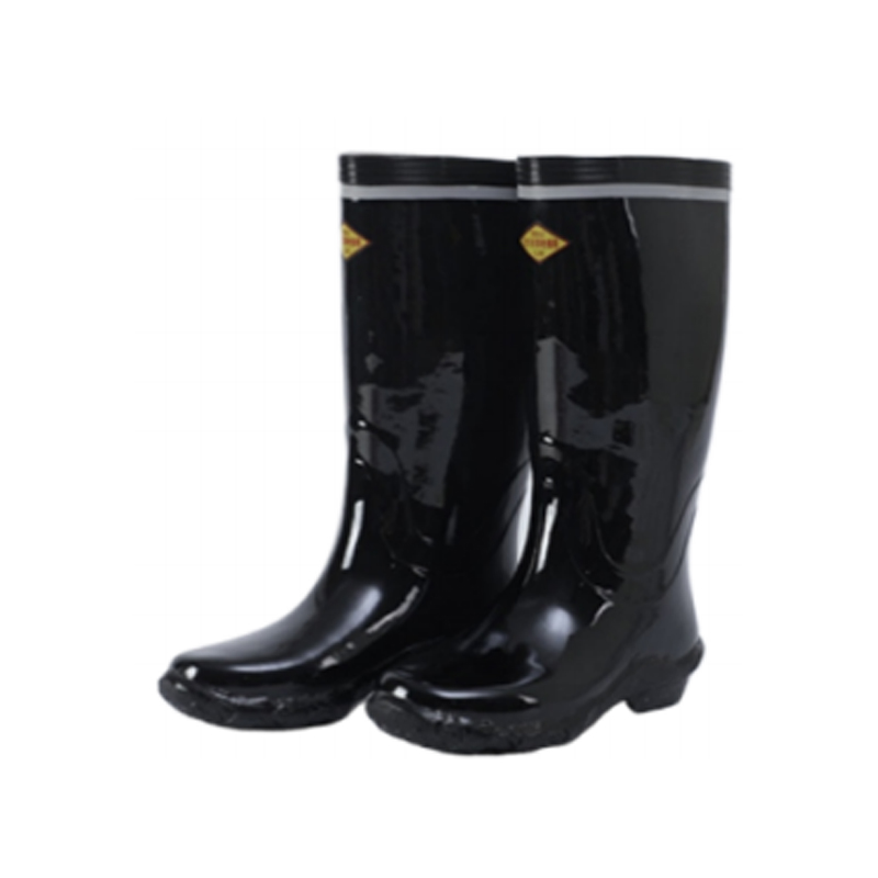 金步安黑色高筒橡膠絕緣靴10KV