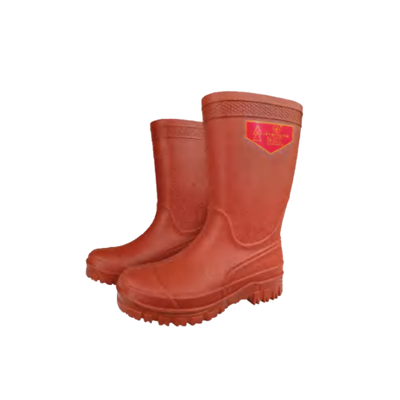 雙安BX401 4級帶電作業中筒橡膠絕緣靴40KV