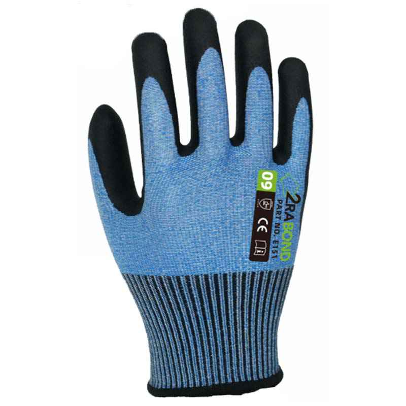 2RABOND E141超絕防油防化回收紗環保涂層手套