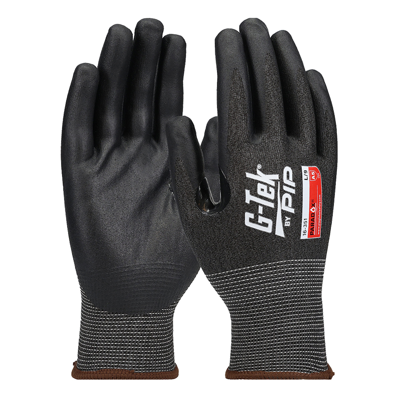 PIP 16-351 E級21針PolyKor丁腈發(fā)泡防切割手套