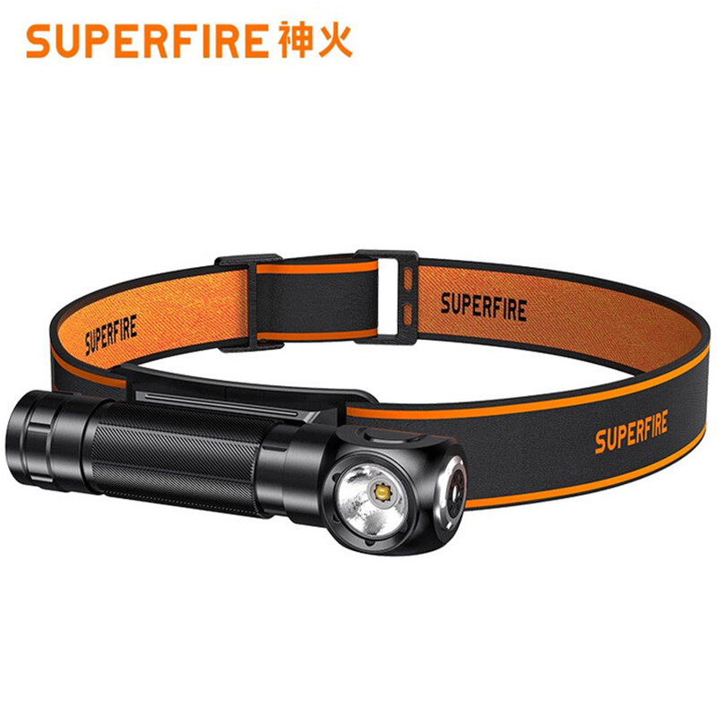 神火TH04強光高亮尾部強磁L型頭燈手電