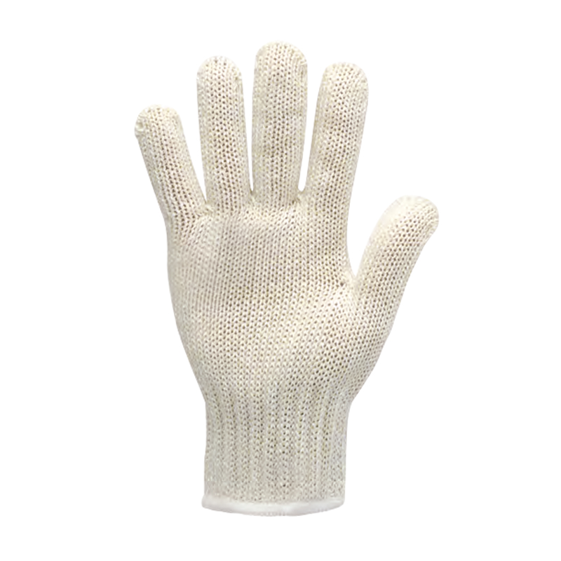 思衛爾1801淺黃色8針曼陀林HPPE滌綸鋼絲防割手套