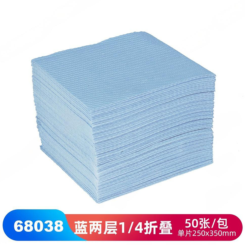 JEENOR潔諾 PONGEL L25  68038兩層1/4折疊式工業擦拭紙