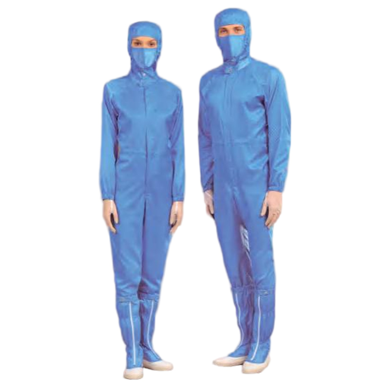 嘉柏利通L-3116X海藍色三連體潔凈服