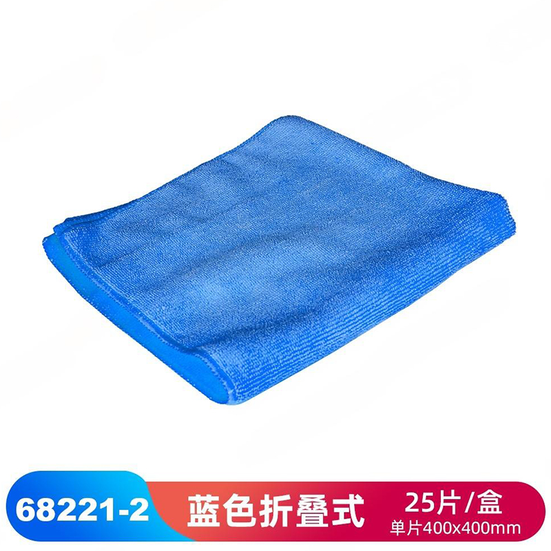 JEENOR潔諾 BCT 68221-2藍色超細纖維擦拭布