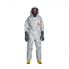 杜邦Tychem6000F face seal防化服C級化學(xué)防護(hù)服TF611T