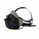 3M HF-801SD硅膠半面罩帶揚(yáng)聲器振動(dòng)膜防毒面具Secure Click小號(hào)面罩