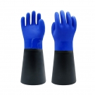 東亞806BLK加袖開(kāi)口PVC防化手套