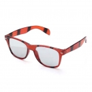 以勒1406A紅花架平光防護眼鏡