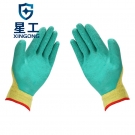 星工XGS-J1防滑耐磨浸膠棉紗線勞保手套 星工XGS-J1防滑耐磨浸膠棉紗線勞保手套