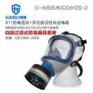 海固HG-911 D-A/B/E/K/H2S/CO-2全面罩綜合防毒面具 海固HG-911 D-A/B/E/K/H2S/CO-2全面罩綜合防毒面具