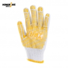 好員工H7-TKB600DA PVC黃色點珠防滑棉紗手套
