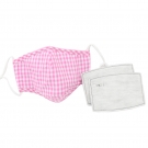 藍(lán)星紅格耳戴式兒童棉布口罩 藍(lán)星紅格耳戴式兒童棉布口罩