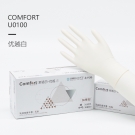 友利格舒適COMFORT U0100一次性無(wú)粉優(yōu)等加厚乳膠檢查手套