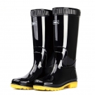 回力807高筒PVC黑色雨靴