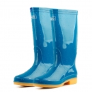 回力813藍色PVC高筒雨靴